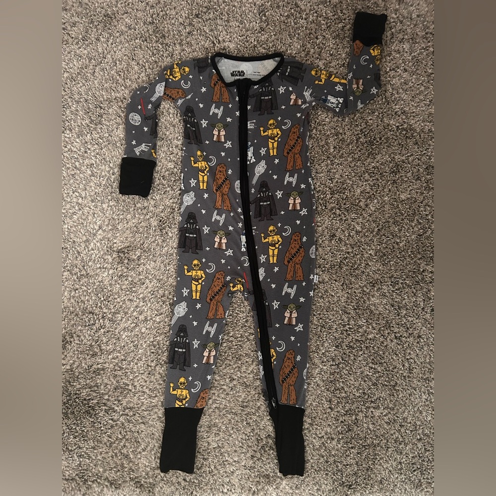 Little Sleepies Star Wars Kids Zip Pajama